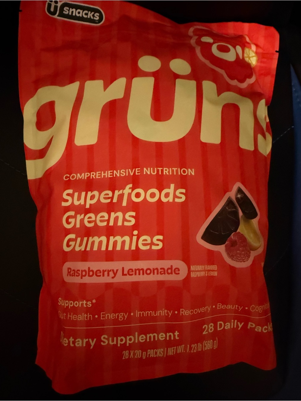 Gruns Raspberry Lemonade 28 Pack BRAND NEW SEALED!
